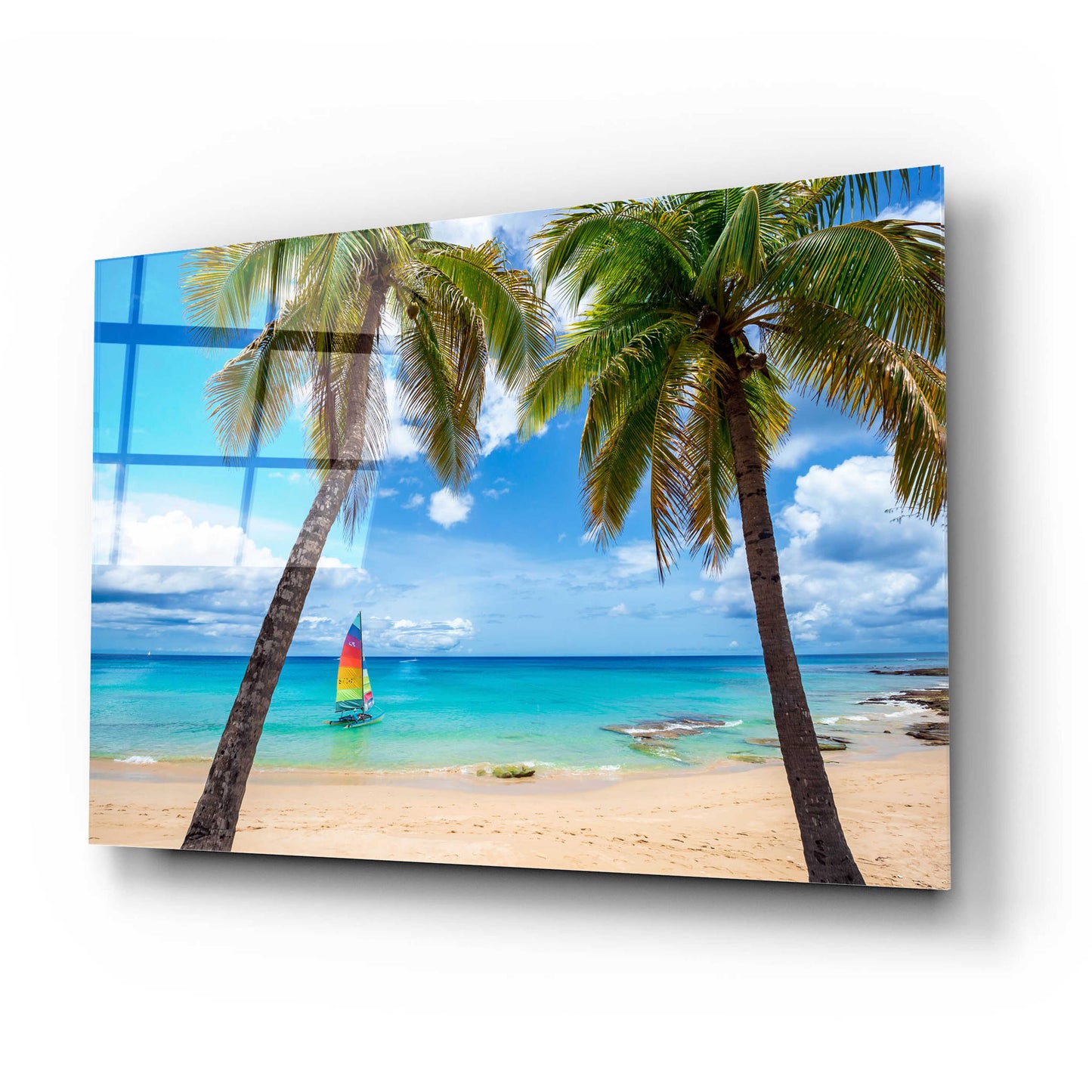 Epic Art 'Postcard From Paradise' by Lizzy Davis, Acrylic Glass Wall Art,24x16