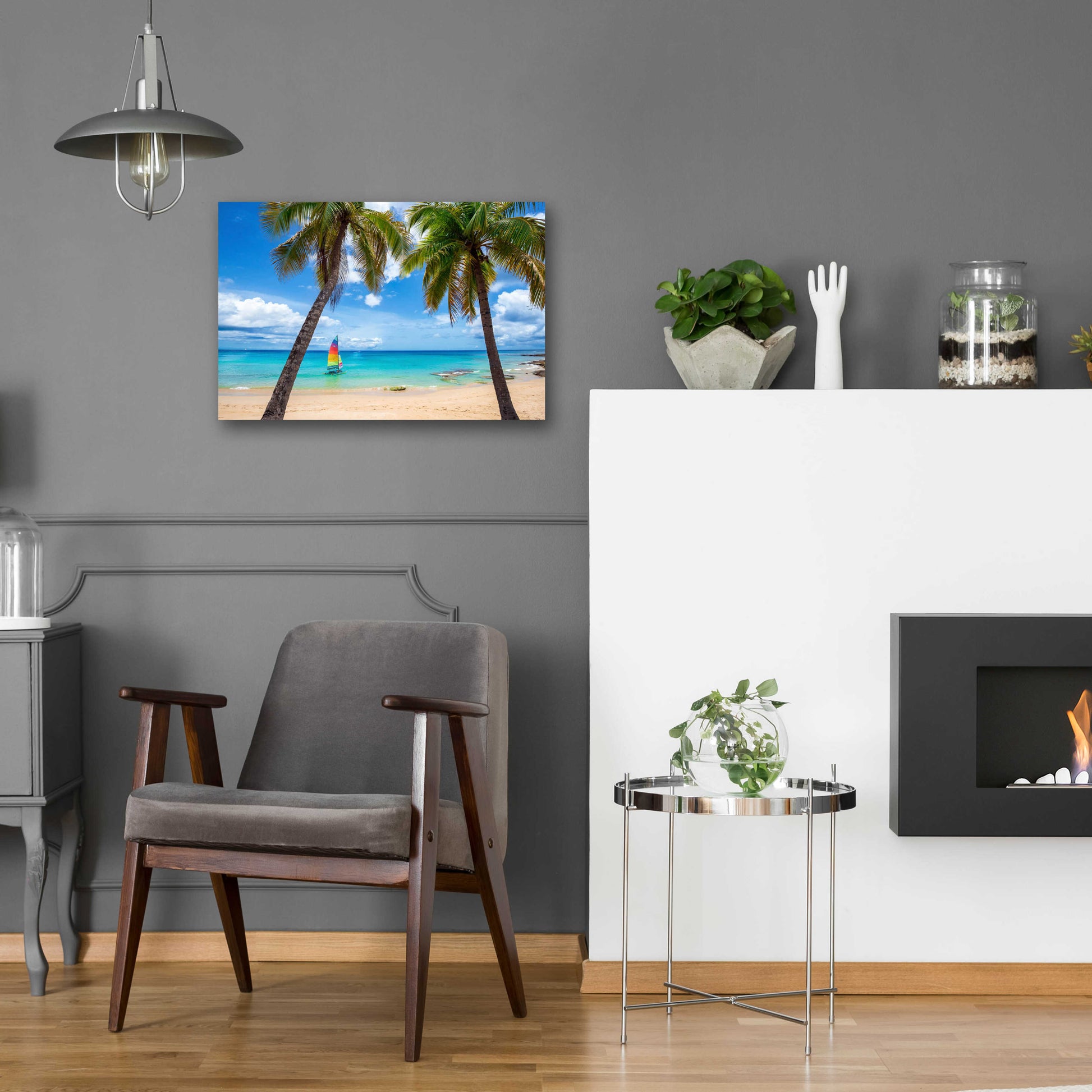 Epic Art 'Postcard From Paradise' by Lizzy Davis, Acrylic Glass Wall Art,24x16