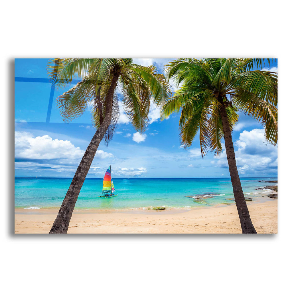Epic Art 'Postcard From Paradise' by Lizzy Davis, Acrylic Glass Wall Art