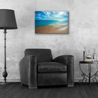 Epic Art 'Turquoise Tranquility' by Lizzy Davis, Acrylic Glass Wall Art,24x16