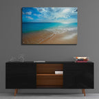 Epic Art 'Turquoise Tranquility' by Lizzy Davis, Acrylic Glass Wall Art,36x24