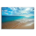 Epic Art 'Turquoise Tranquility' by Lizzy Davis, Acrylic Glass Wall Art
