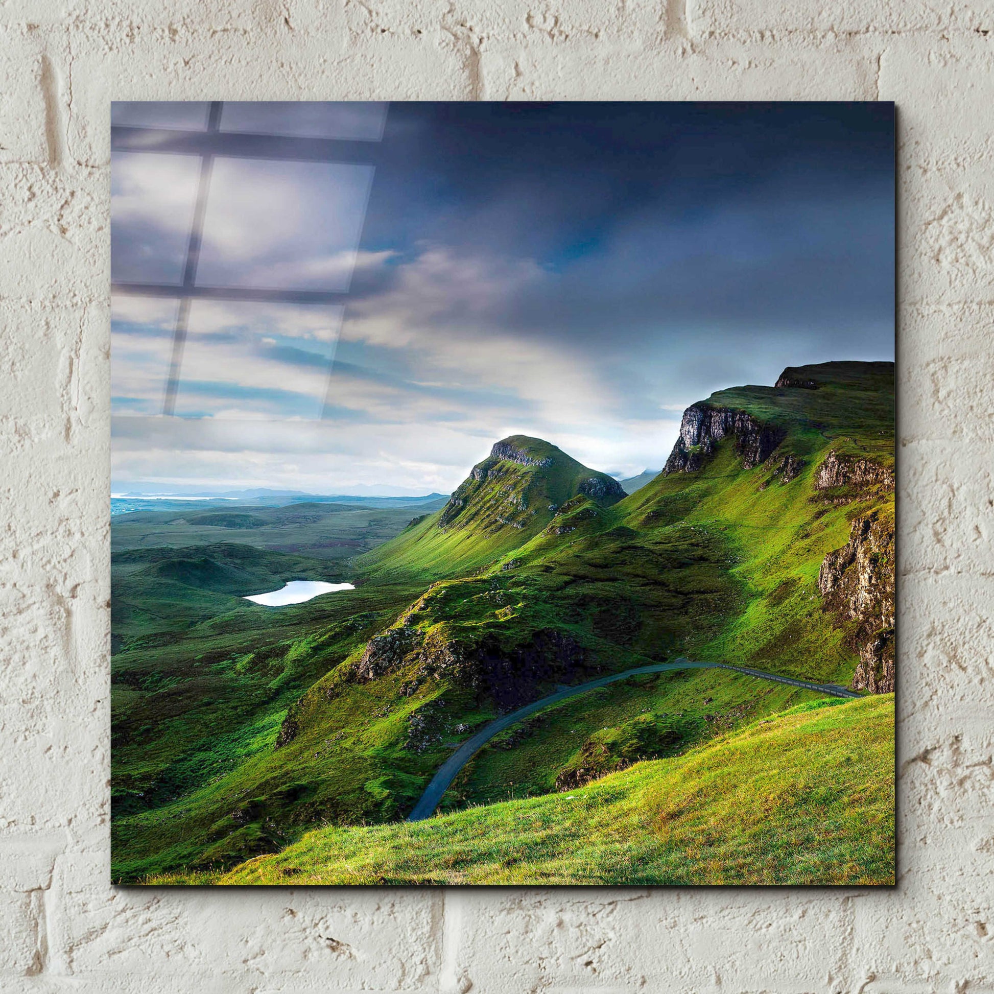 Epic Art 'Summer on the Quiraing' by Lynne Douglas, Acrylic Glass Wall Art,12x12