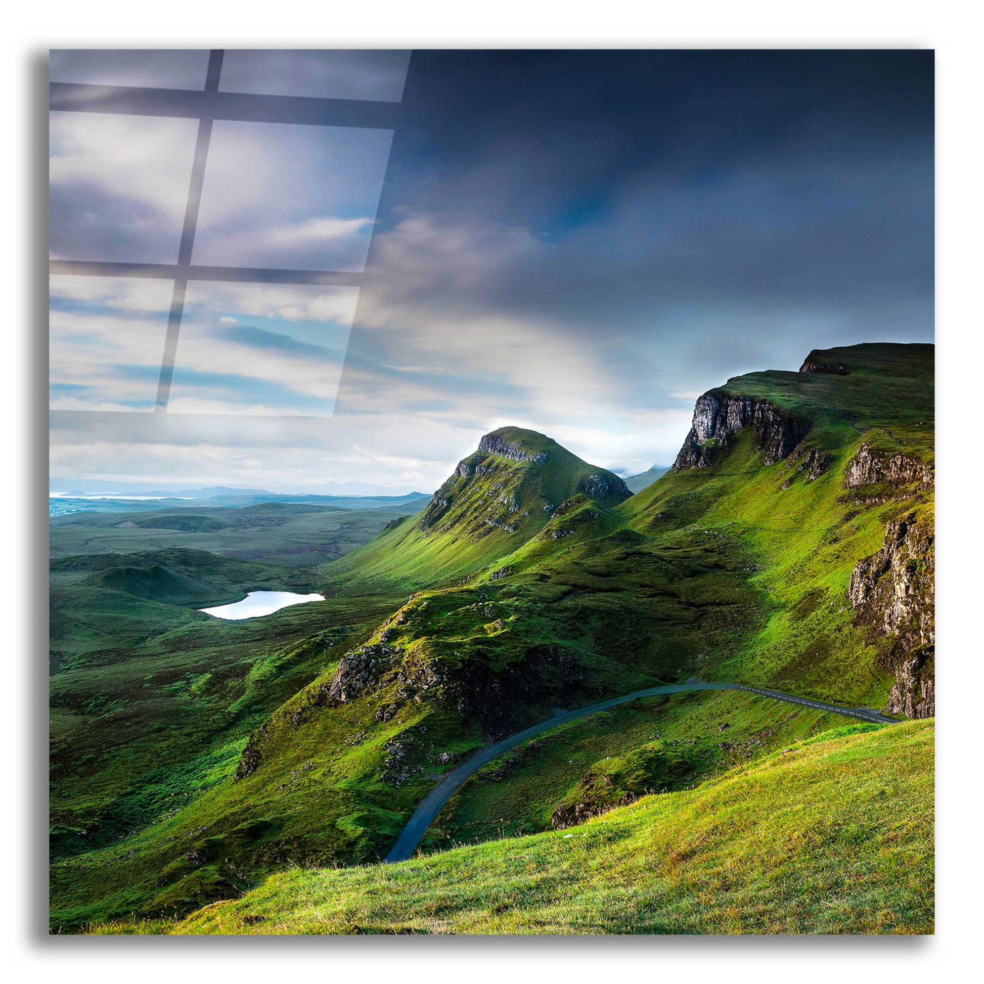 Epic Art 'Summer on the Quiraing' by Lynne Douglas, Acrylic Glass Wall Art,12x12