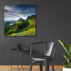 Epic Art 'Summer on the Quiraing' by Lynne Douglas, Acrylic Glass Wall Art,36x36