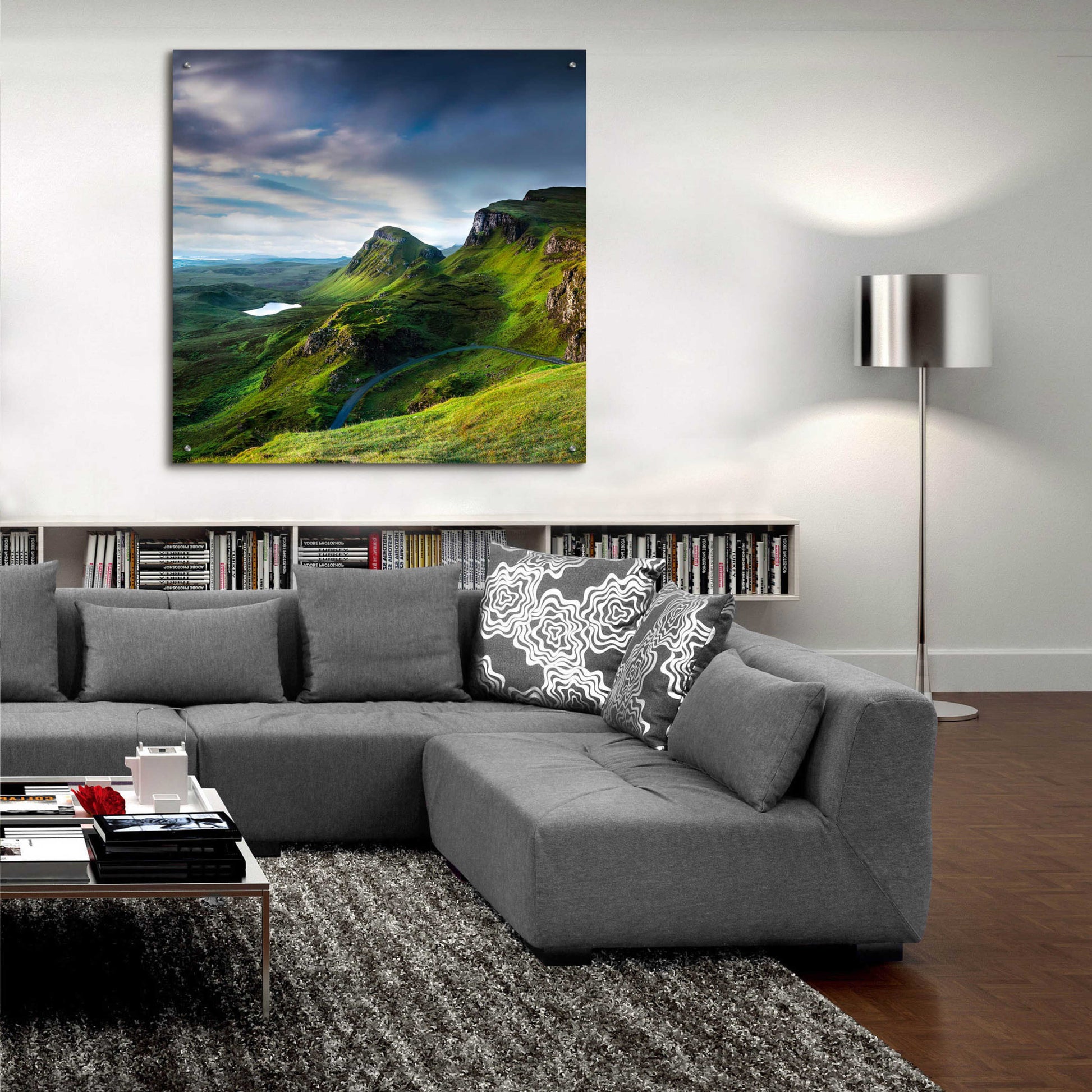 Epic Art 'Summer on the Quiraing' by Lynne Douglas, Acrylic Glass Wall Art,36x36