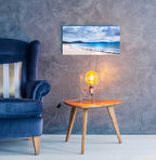 Epic Art 'Taransay Teal' by Lynne Douglas, Acrylic Glass Wall Art,24x12