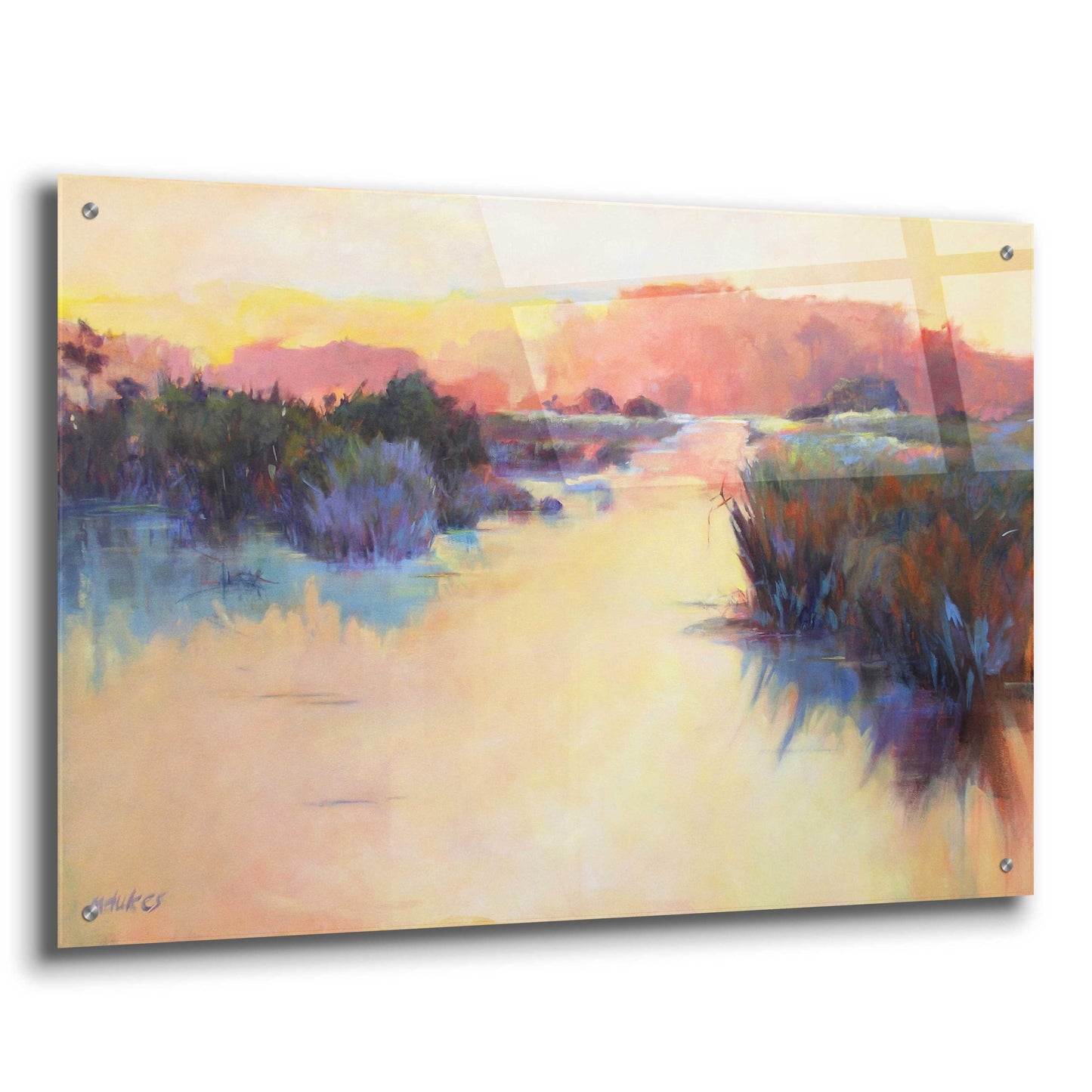 Epic Art 'A Warm Resonance' by Madeline Dukes, Acrylic Glass Wall Art,36x24