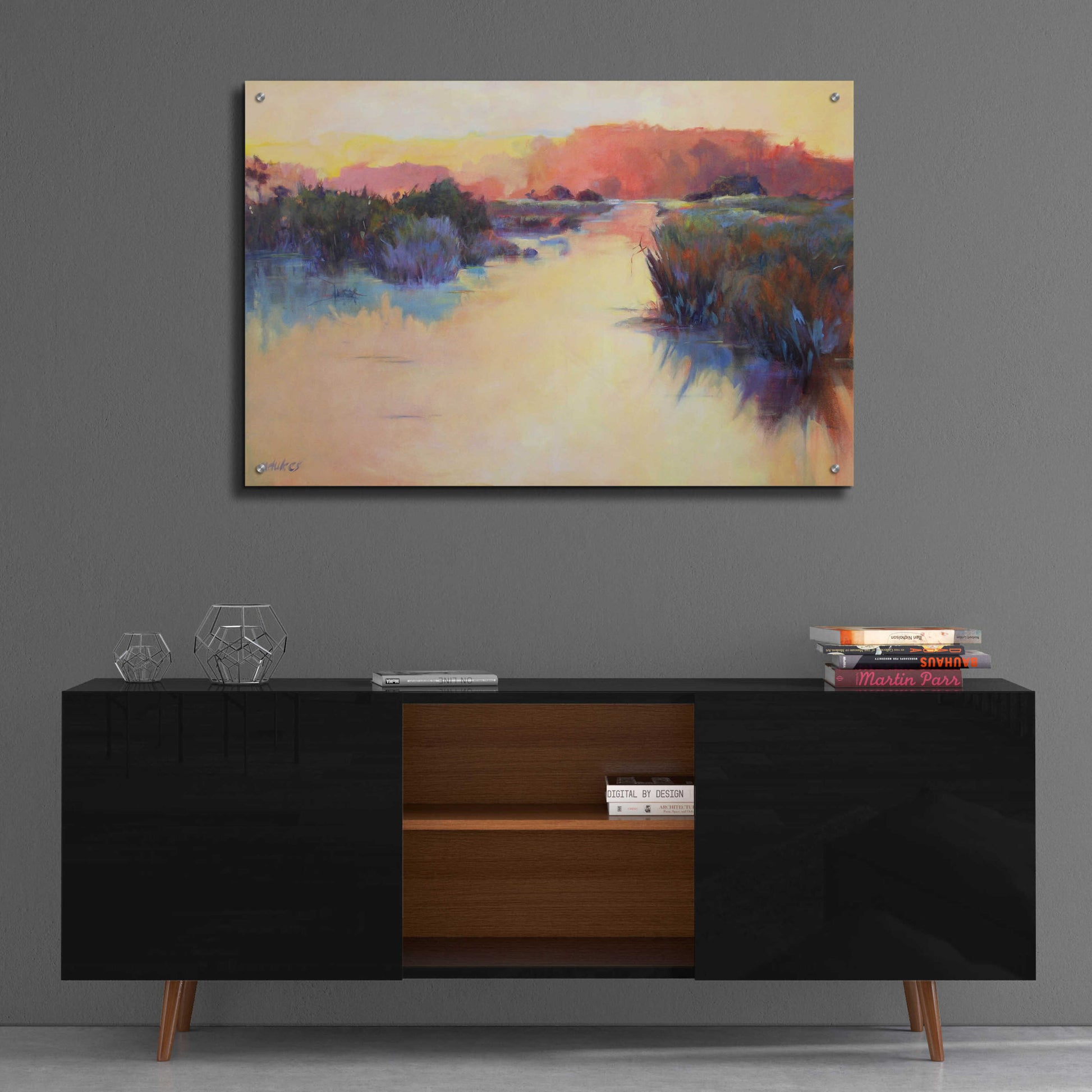 Epic Art 'A Warm Resonance' by Madeline Dukes, Acrylic Glass Wall Art,36x24