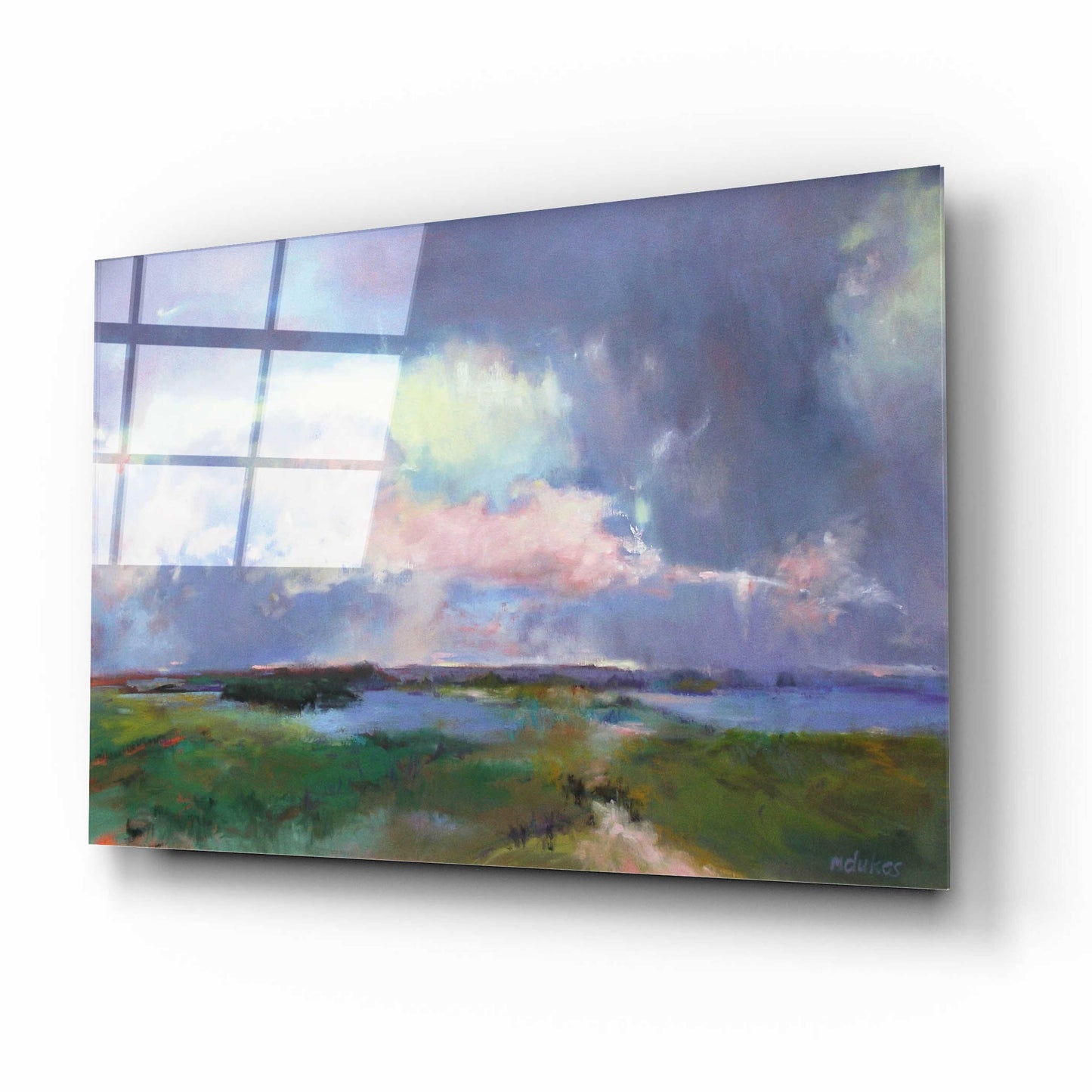 Epic Art 'Converging Storms' by Madeline Dukes, Acrylic Glass Wall Art,16x12