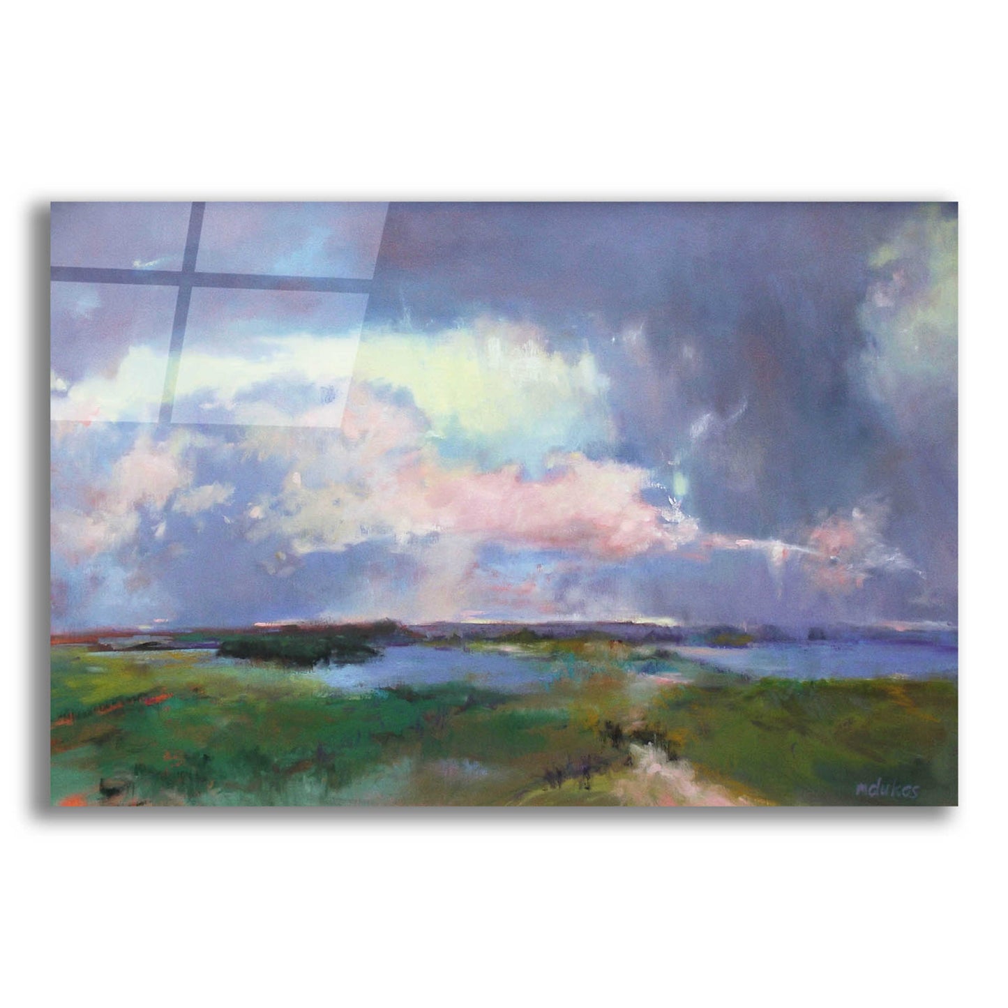 Epic Art 'Converging Storms' by Madeline Dukes, Acrylic Glass Wall Art,16x12