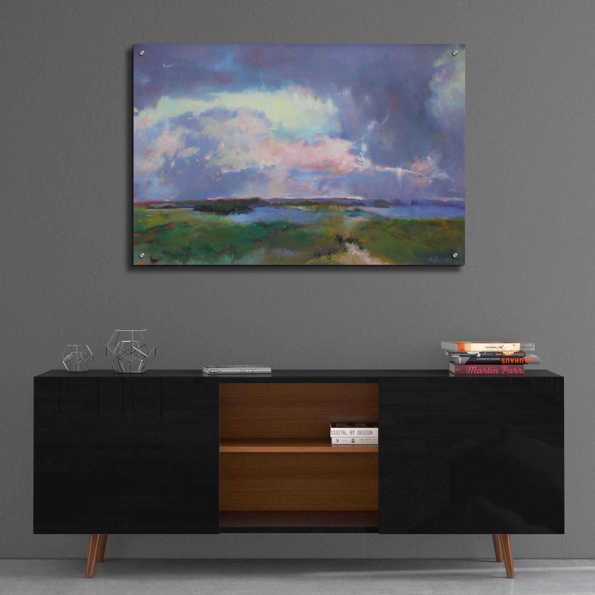 Epic Art 'Converging Storms' by Madeline Dukes, Acrylic Glass Wall Art,36x24