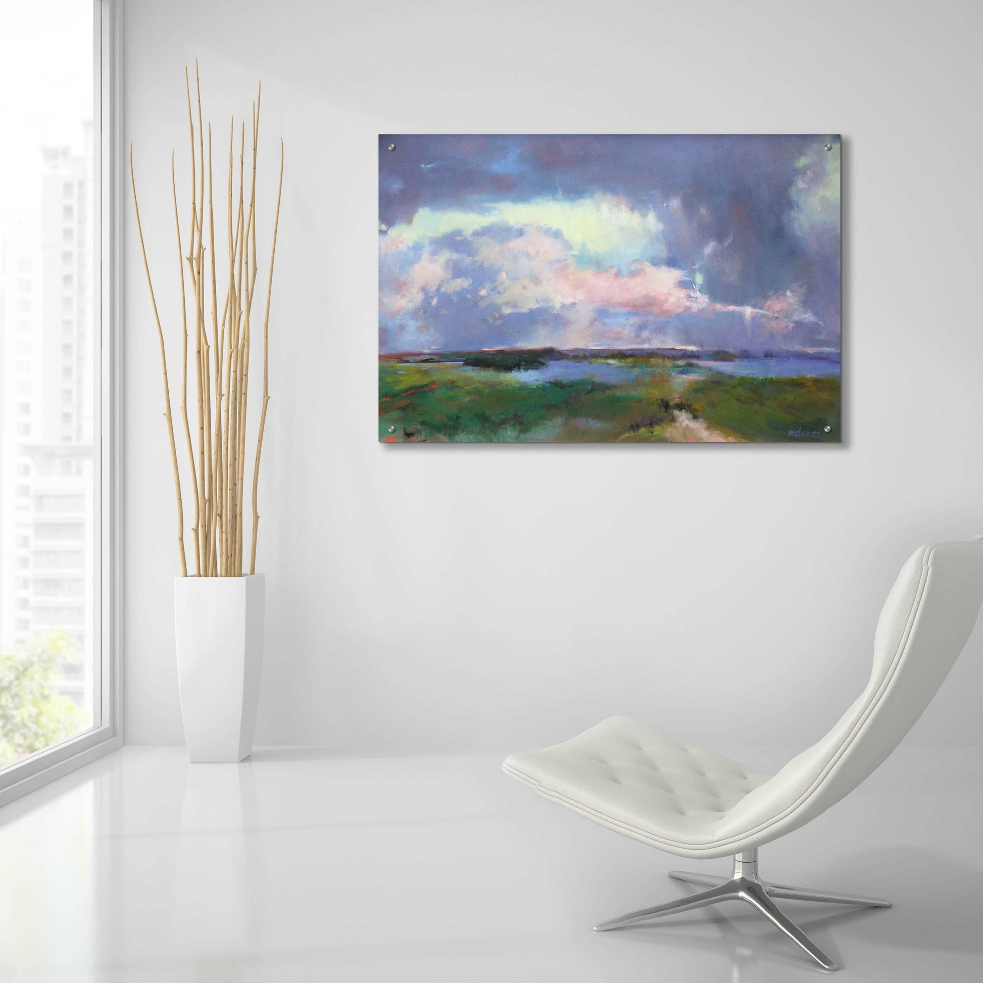 Epic Art 'Converging Storms' by Madeline Dukes, Acrylic Glass Wall Art,36x24