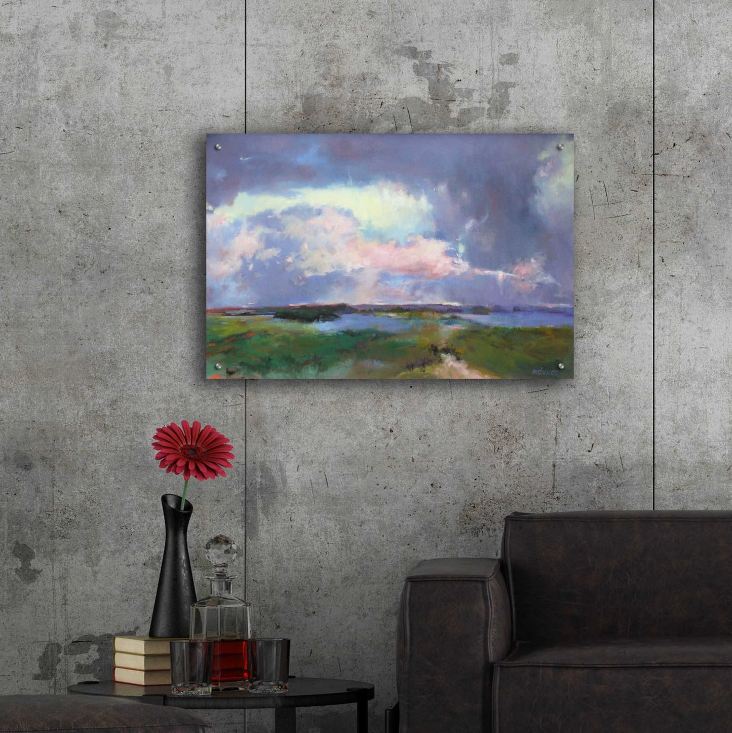 Epic Art 'Converging Storms' by Madeline Dukes, Acrylic Glass Wall Art,36x24