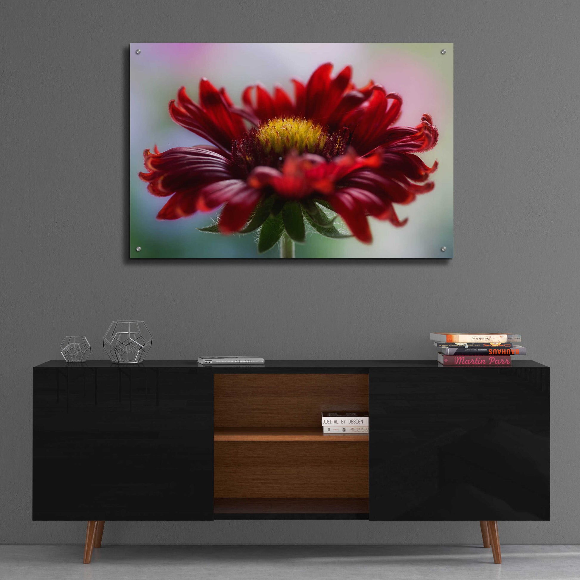 Epic Art 'Flame' by Mandy Disher, Acrylic Glass Wall Art,36x24