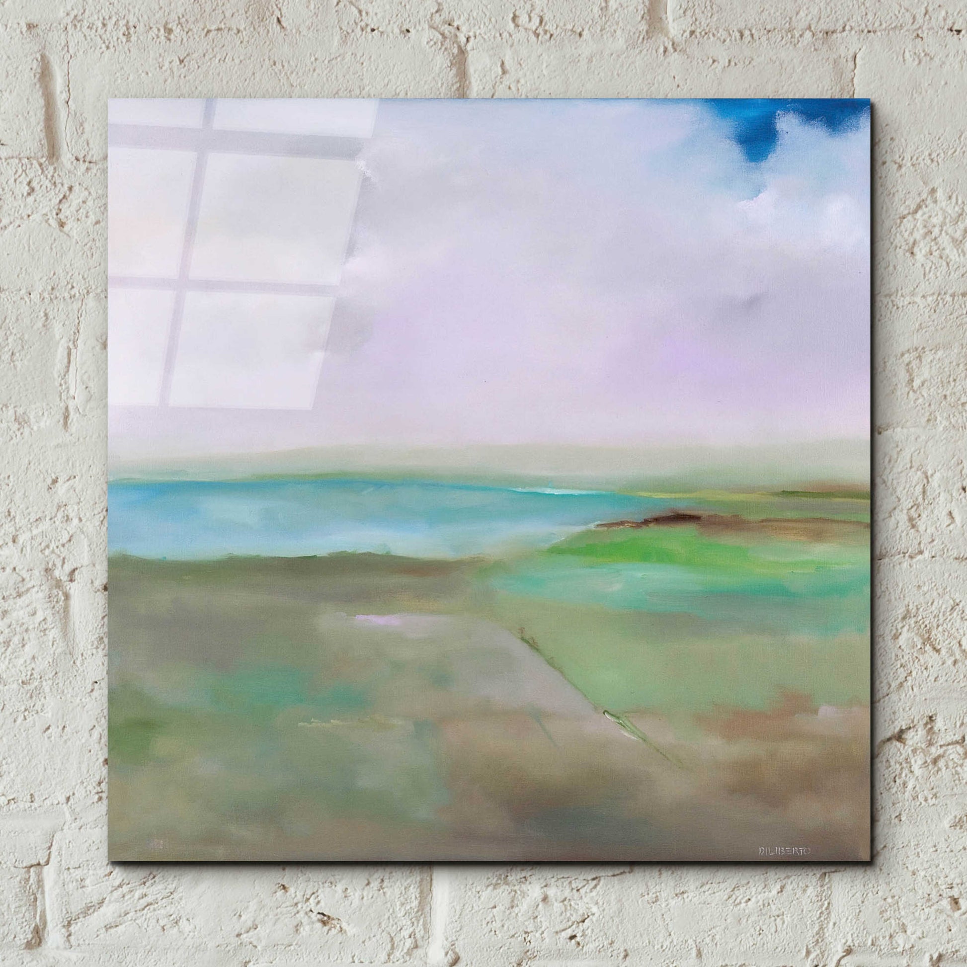 Epic Art 'Crossroads' by Michael A. Diliberto, Acrylic Glass Wall Art,12x12