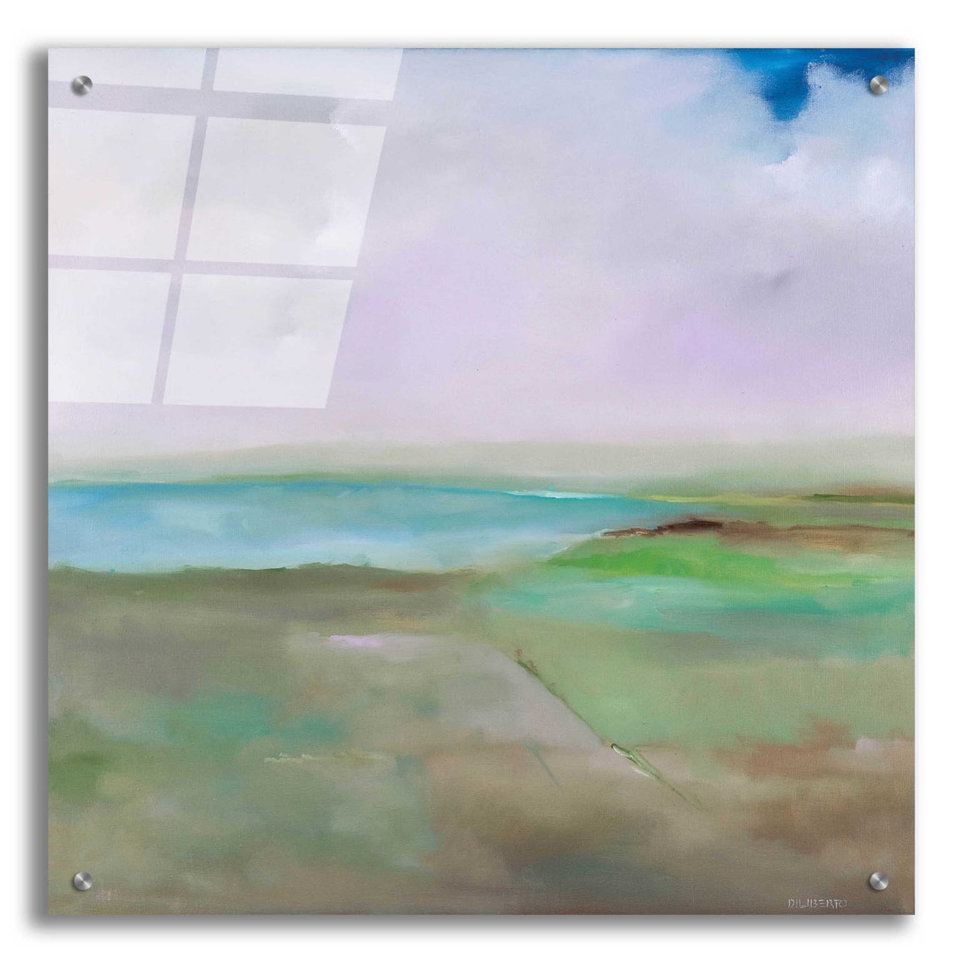 Epic Art 'Crossroads' by Michael A. Diliberto, Acrylic Glass Wall Art,24x24