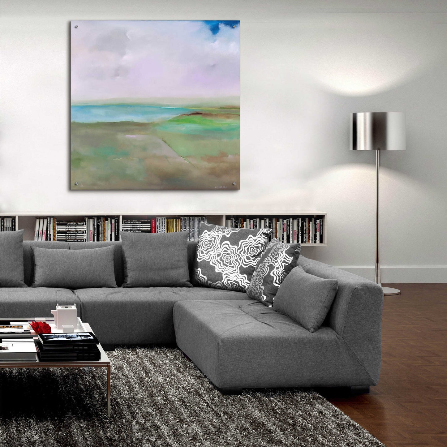 Epic Art 'Crossroads' by Michael A. Diliberto, Acrylic Glass Wall Art,36x36