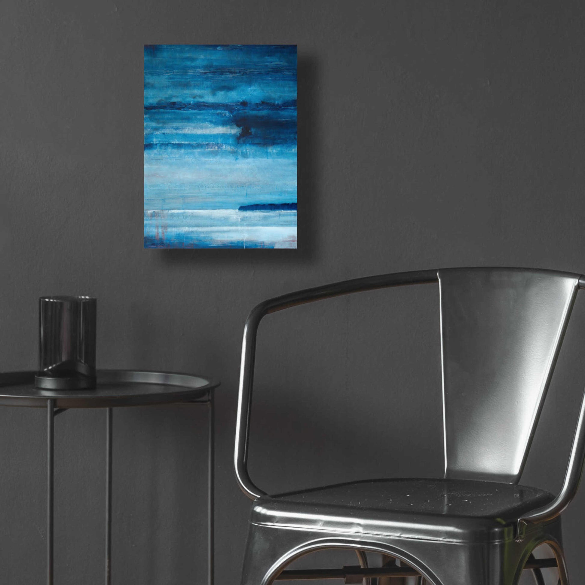 Epic Art 'Ocean Blue' by Michael A. Diliberto, Acrylic Glass Wall Art,12x16