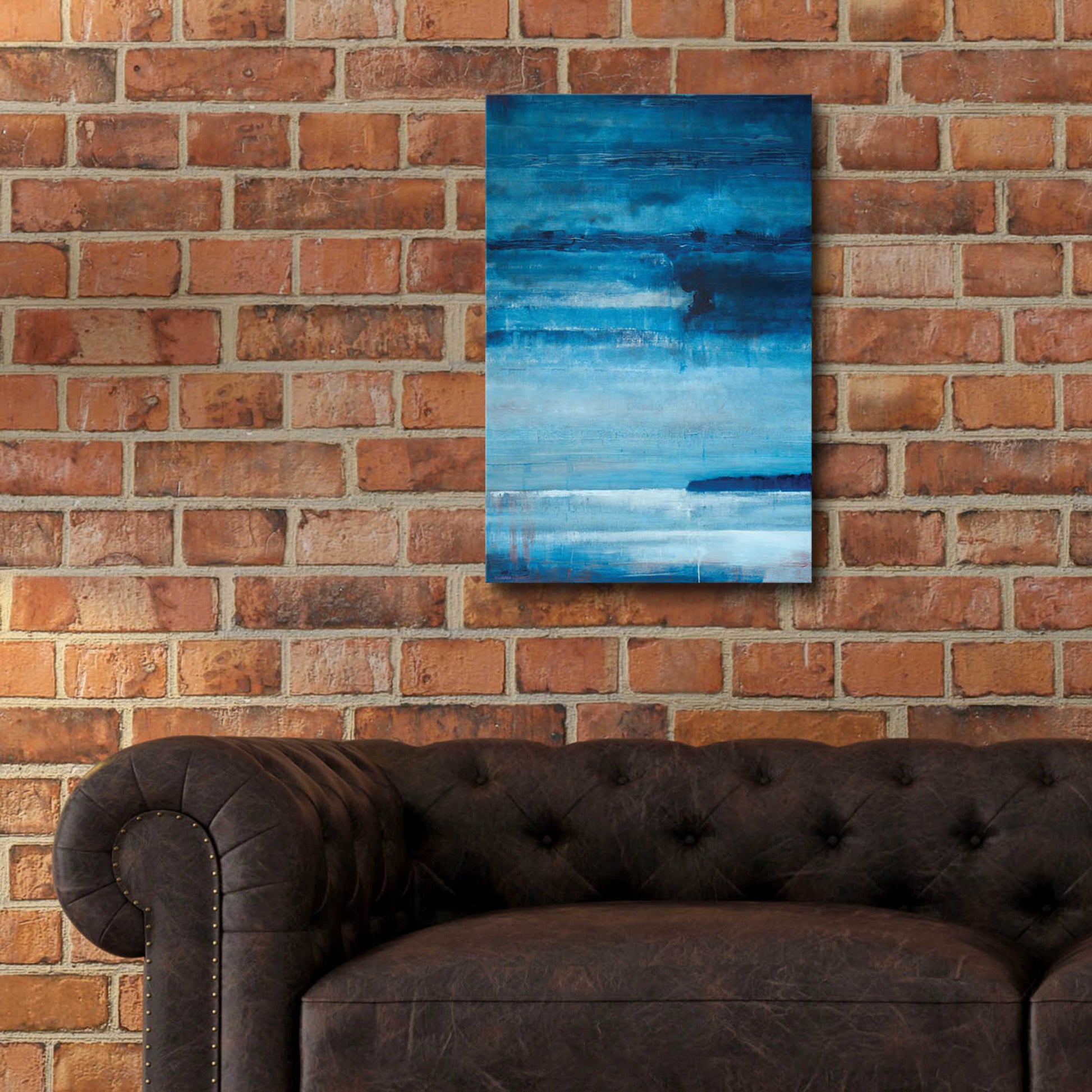 Epic Art 'Ocean Blue' by Michael A. Diliberto, Acrylic Glass Wall Art,16x24