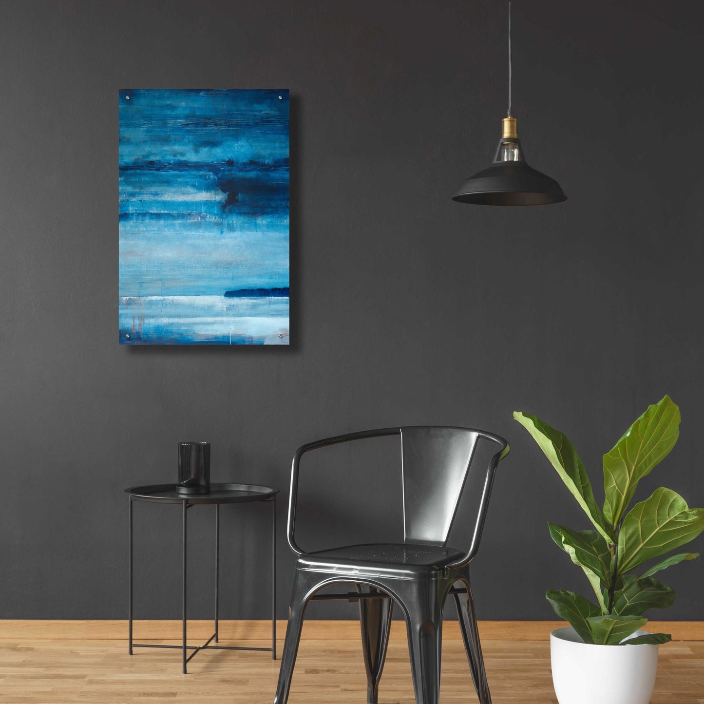 Epic Art 'Ocean Blue' by Michael A. Diliberto, Acrylic Glass Wall Art,24x36