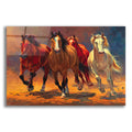 Epic Art 'Hoofbeats and Heartbeats' by Nancy Davidson, Acrylic Glass Wall Art