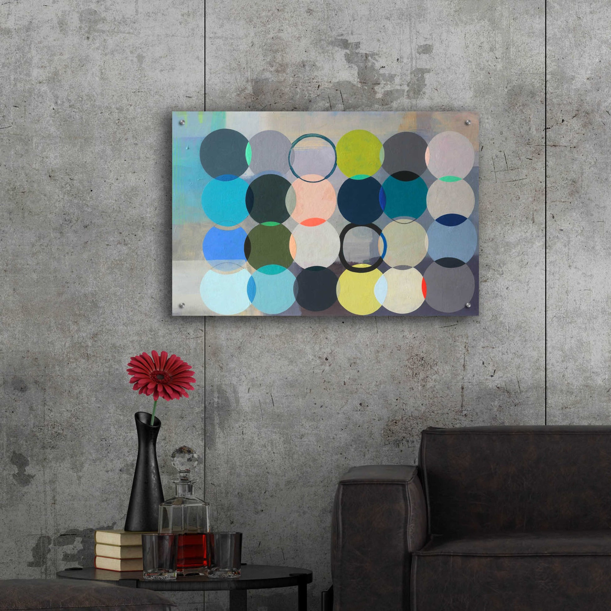 Epic Art 'All of Space Is Completely Silent' by Naomi Taitz Duffy, Acrylic Glass Wall Art,36x24