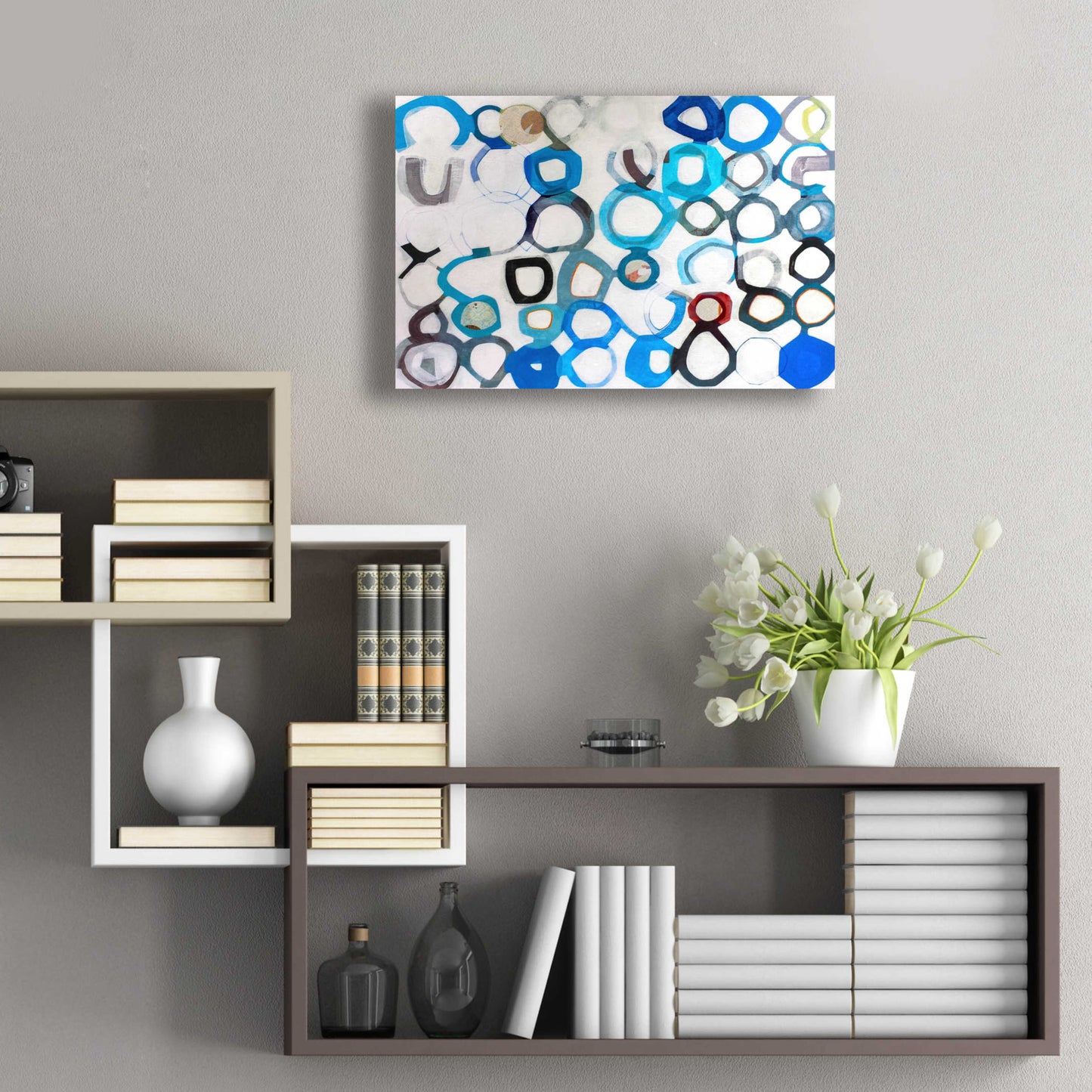 Epic Art 'Evolutions' by Naomi Taitz Duffy, Acrylic Glass Wall Art,24x16