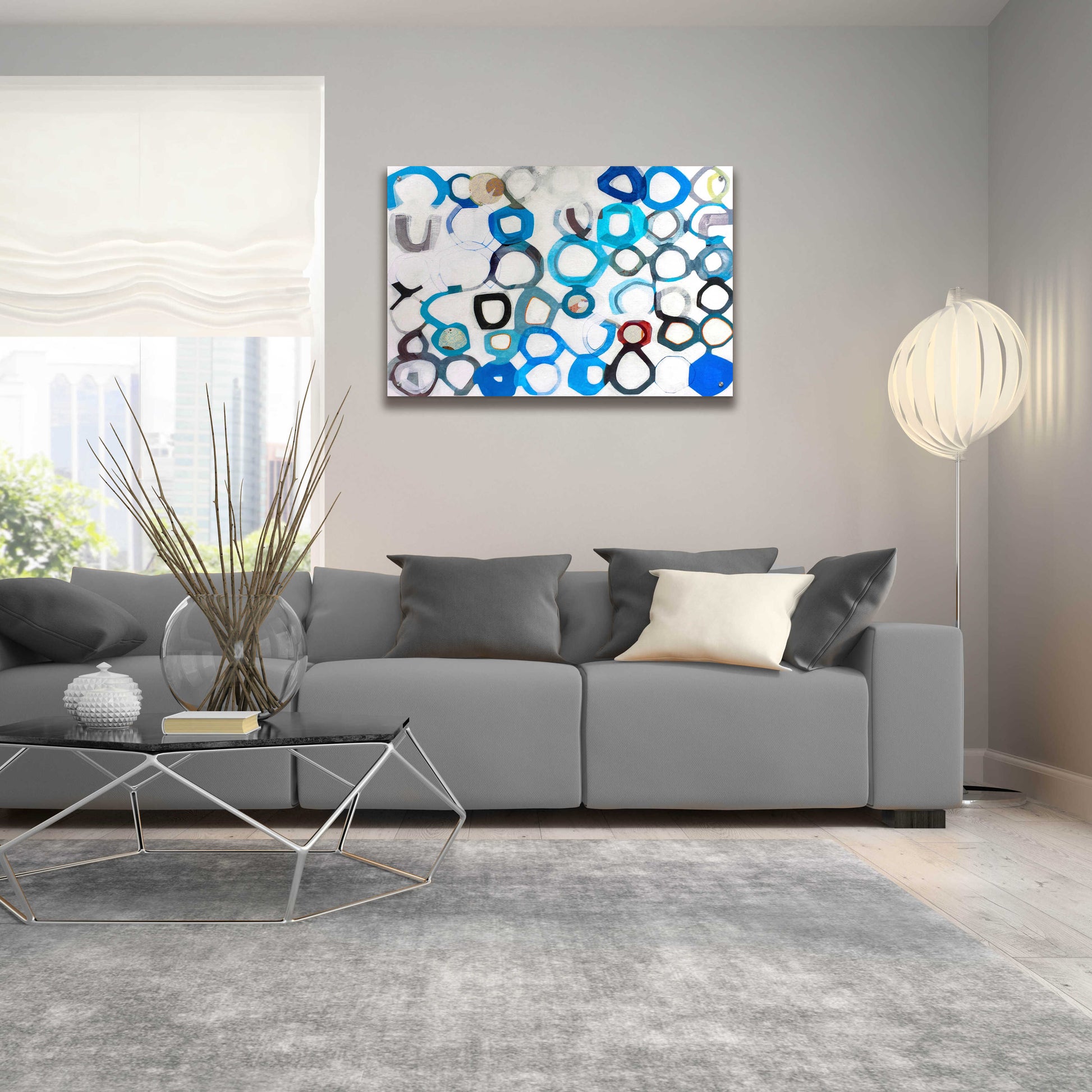 Epic Art 'Evolutions' by Naomi Taitz Duffy, Acrylic Glass Wall Art,36x24