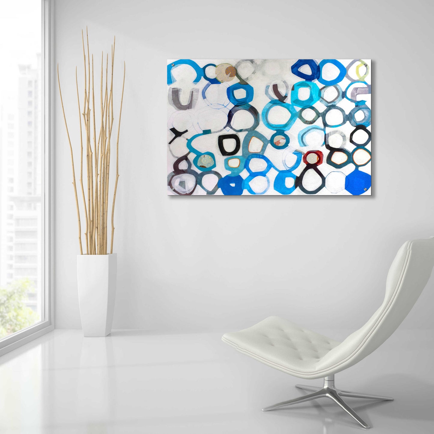 Epic Art 'Evolutions' by Naomi Taitz Duffy, Acrylic Glass Wall Art,36x24