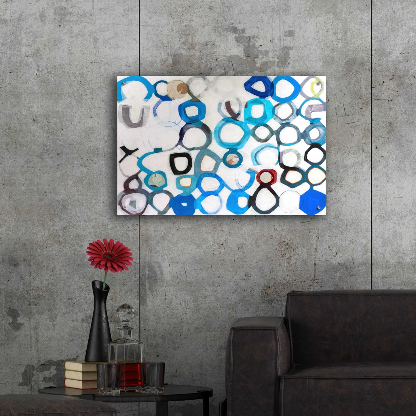 Epic Art 'Evolutions' by Naomi Taitz Duffy, Acrylic Glass Wall Art,36x24