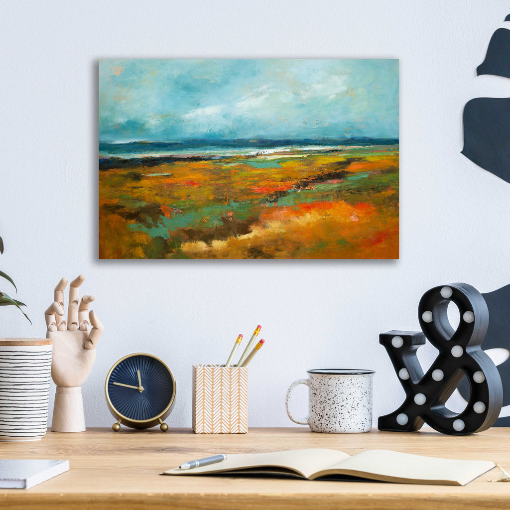 Epic Art 'Benchmarks' by Patrick Dennis, Acrylic Glass Wall Art,16x12