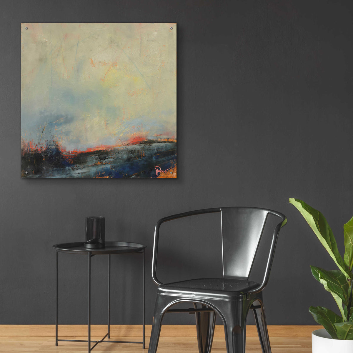 Epic Art 'Burnout' by Patrick Dennis, Acrylic Glass Wall Art,36x36