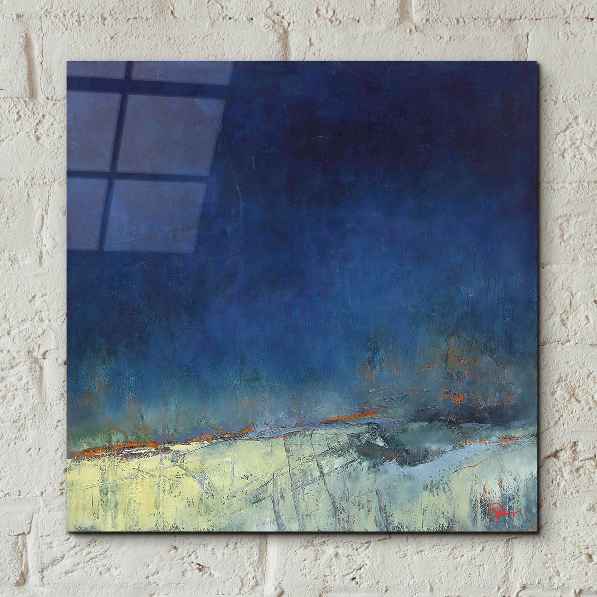 Epic Art 'Dugout' by Patrick Dennis, Acrylic Glass Wall Art,12x12