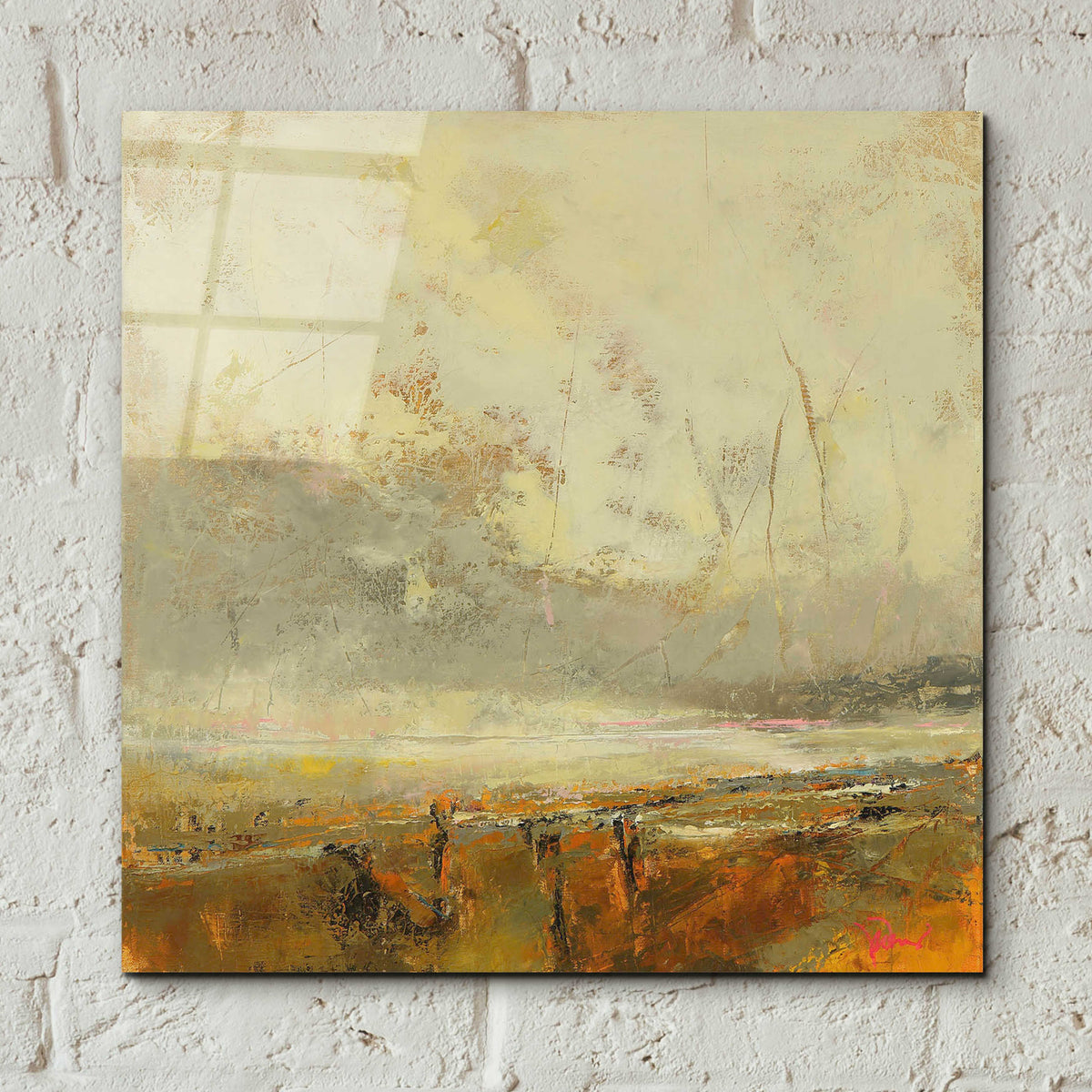 Epic Art 'Farm Path' by Patrick Dennis, Acrylic Glass Wall Art,12x12