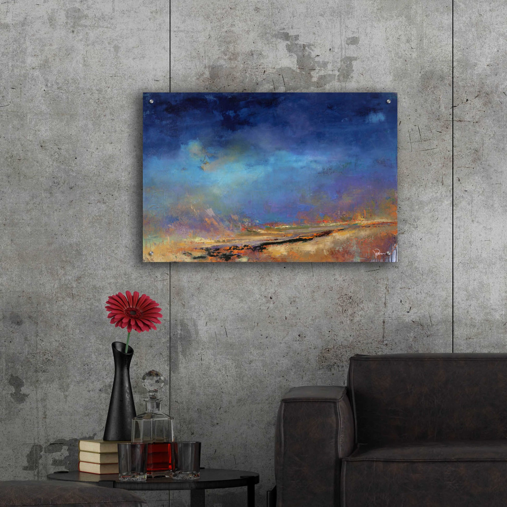 Epic Art 'Lost Land' by Patrick Dennis, Acrylic Glass Wall Art,36x24