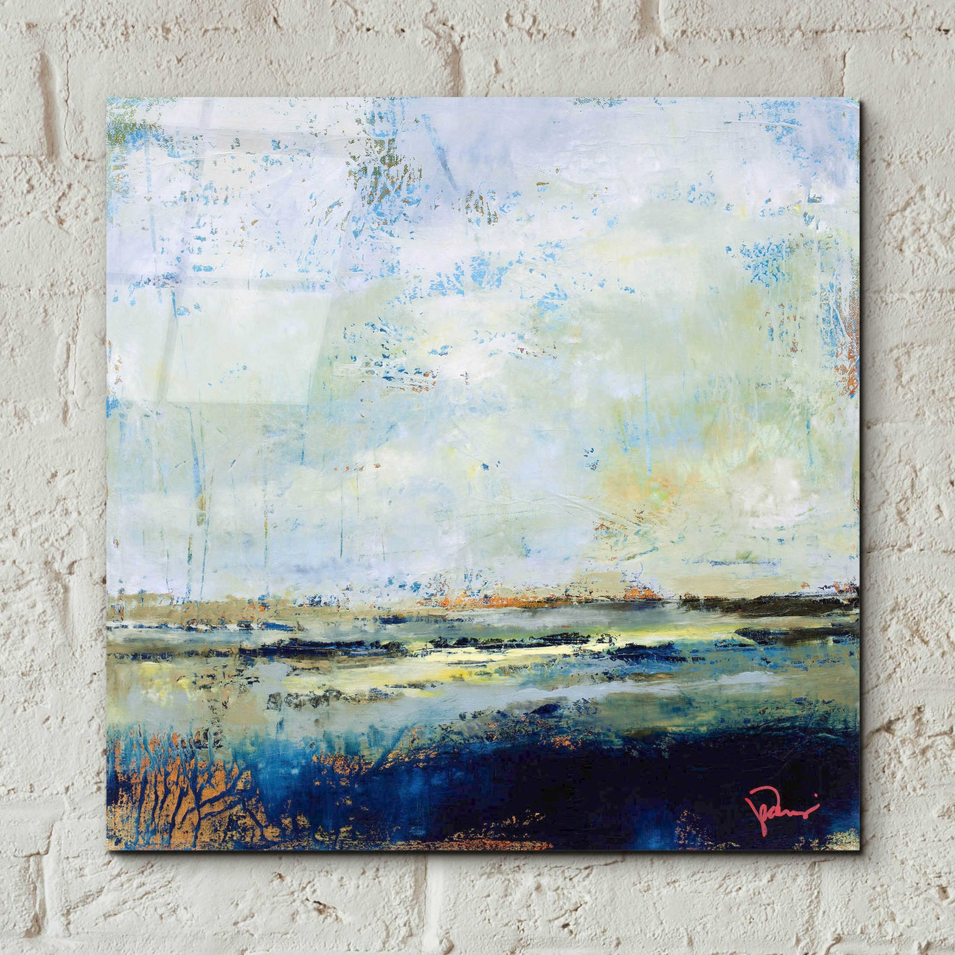 Epic Art 'Low Tide' by Patrick Dennis, Acrylic Glass Wall Art,12x12