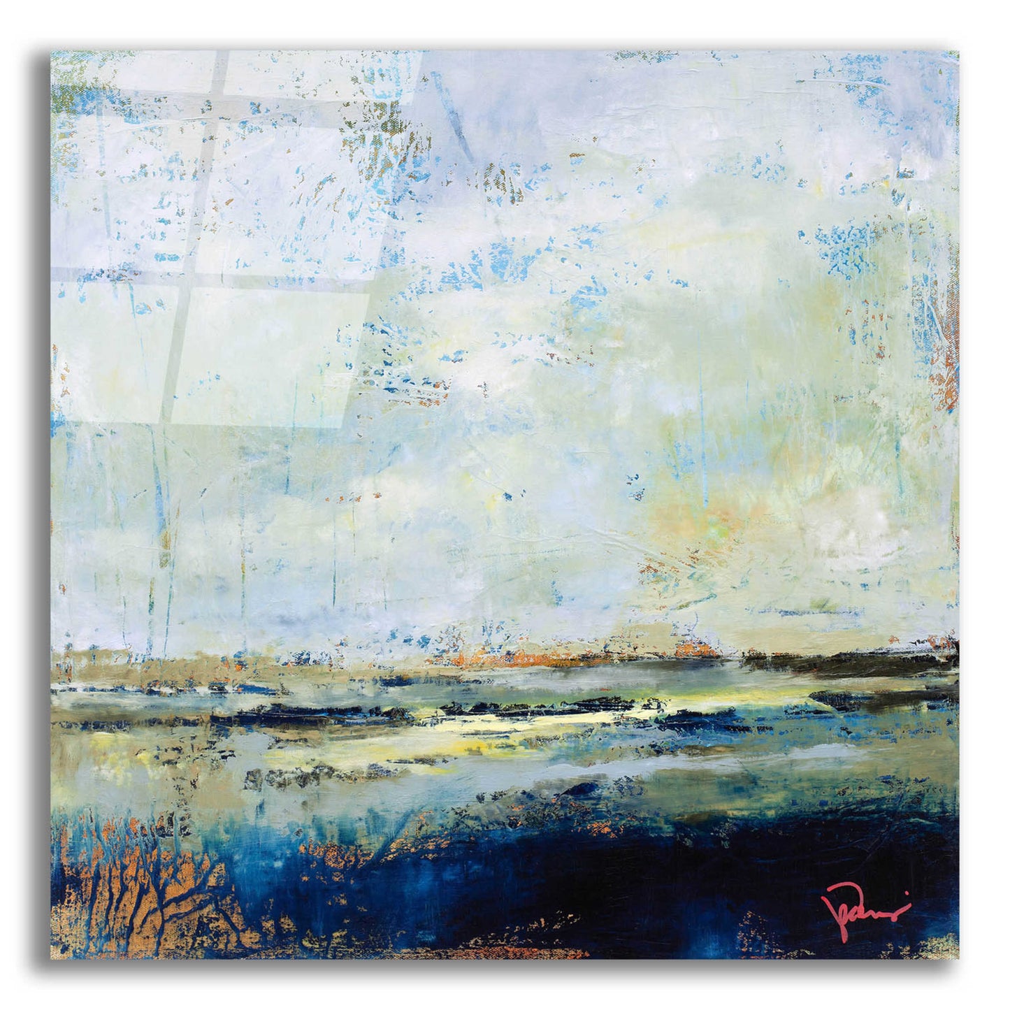 Epic Art 'Low Tide' by Patrick Dennis, Acrylic Glass Wall Art,12x12