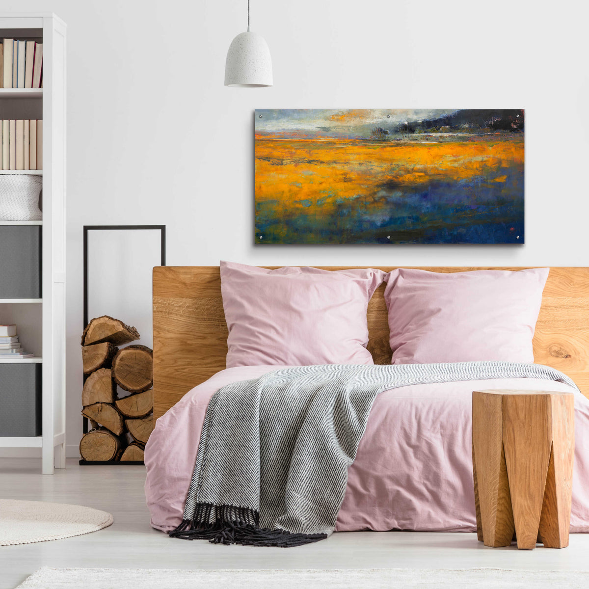 Epic Art 'Marshes' by Patrick Dennis, Acrylic Glass Wall Art,48x24