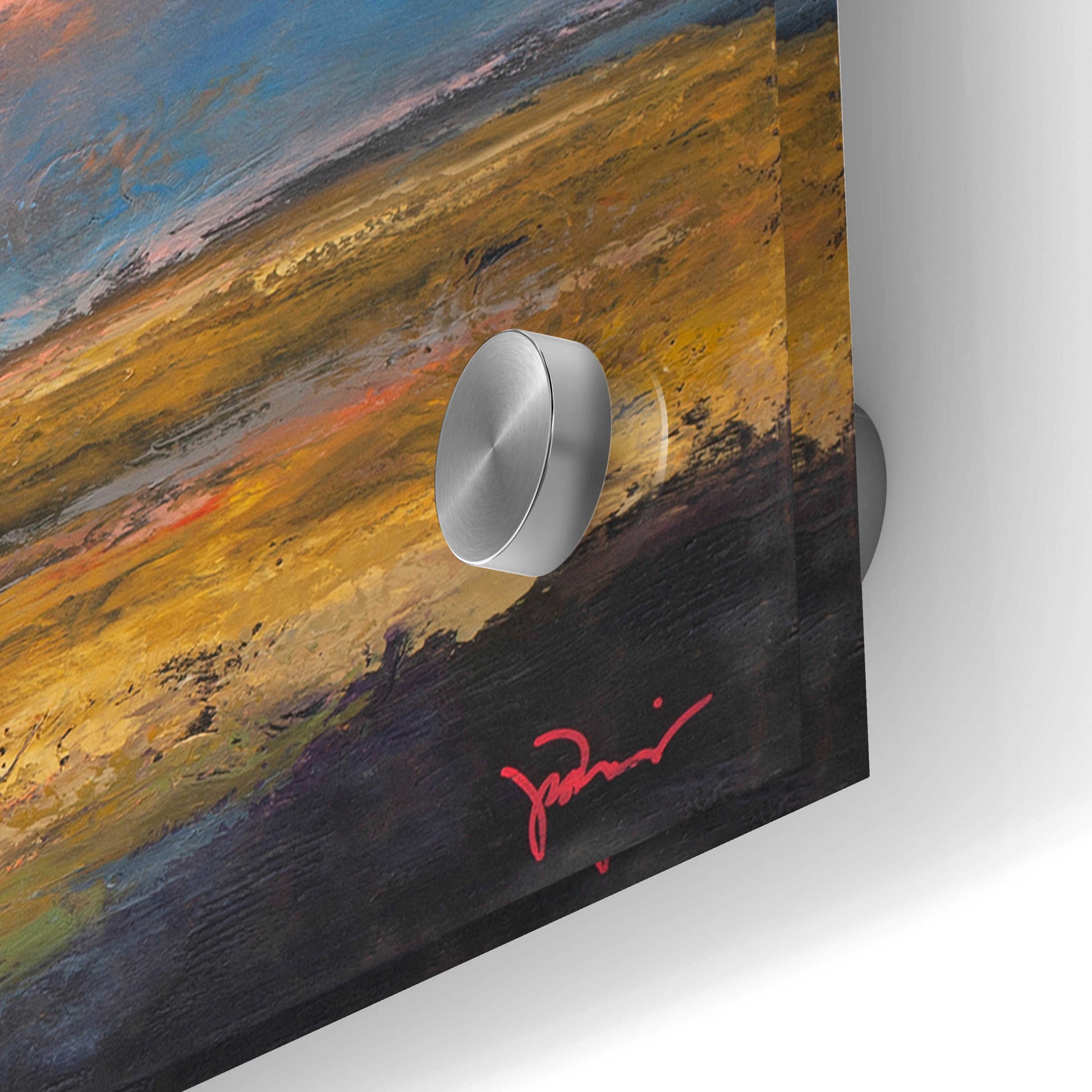 Epic Art 'Ranch Romance' by Patrick Dennis, Acrylic Glass Wall Art,36x12