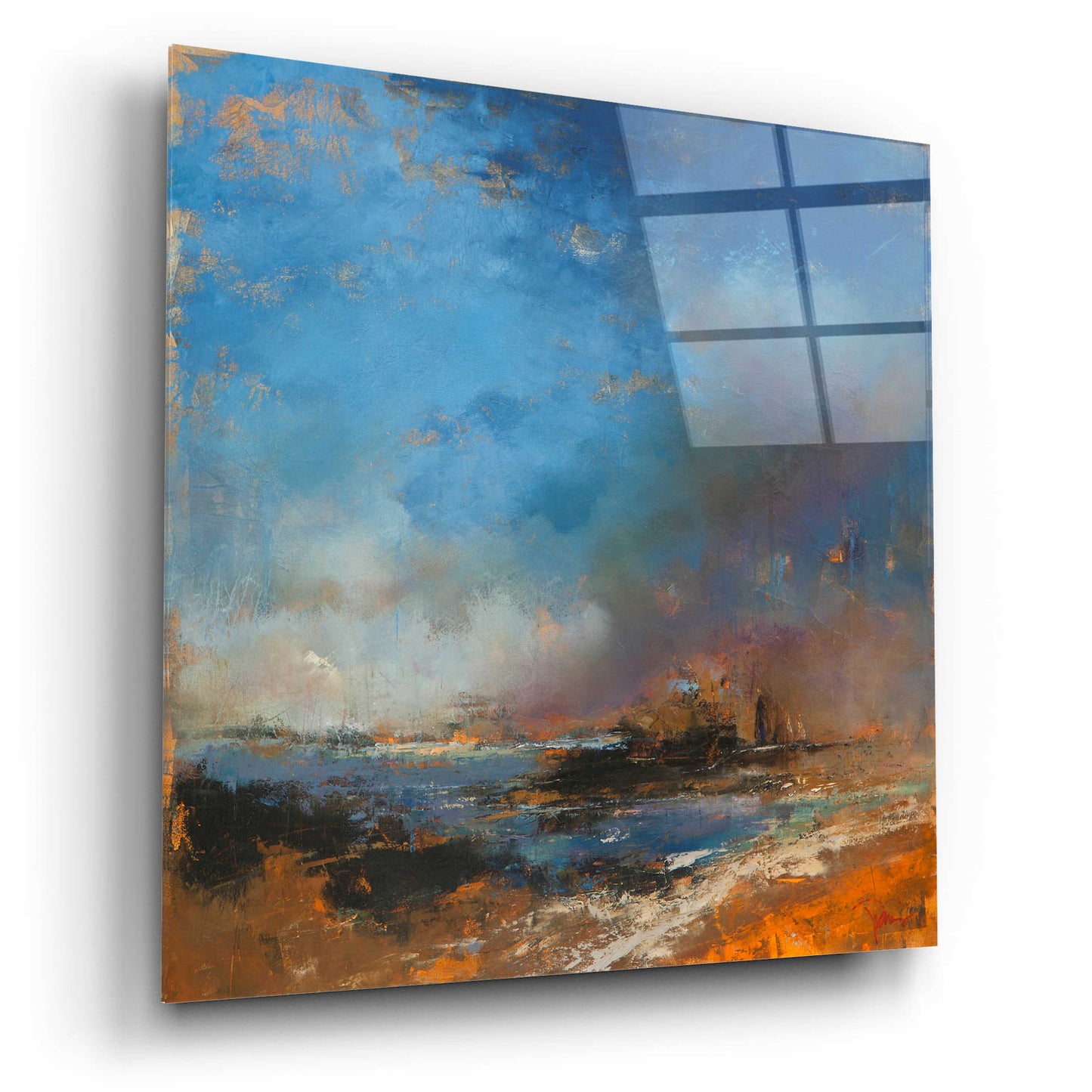 Epic Art 'Reclaimed Land' by Patrick Dennis, Acrylic Glass Wall Art,12x12