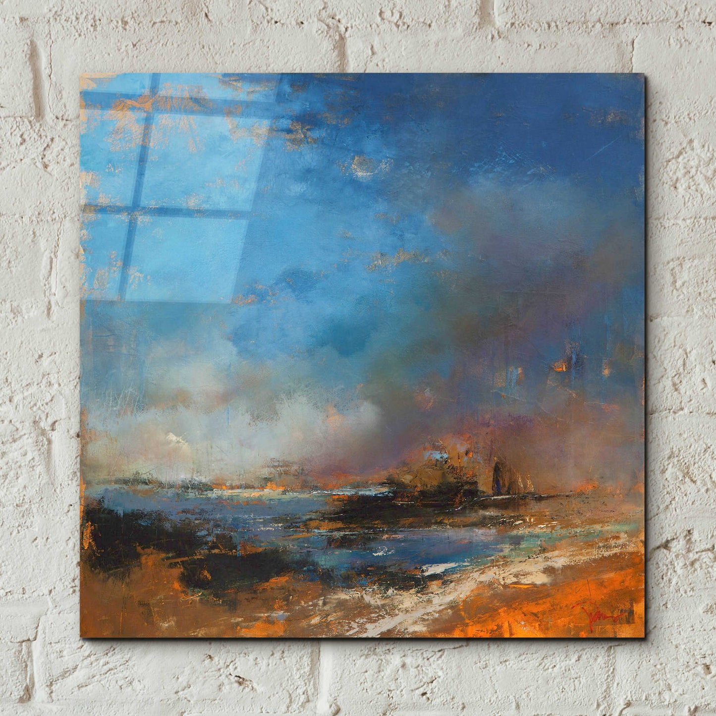 Epic Art 'Reclaimed Land' by Patrick Dennis, Acrylic Glass Wall Art,12x12