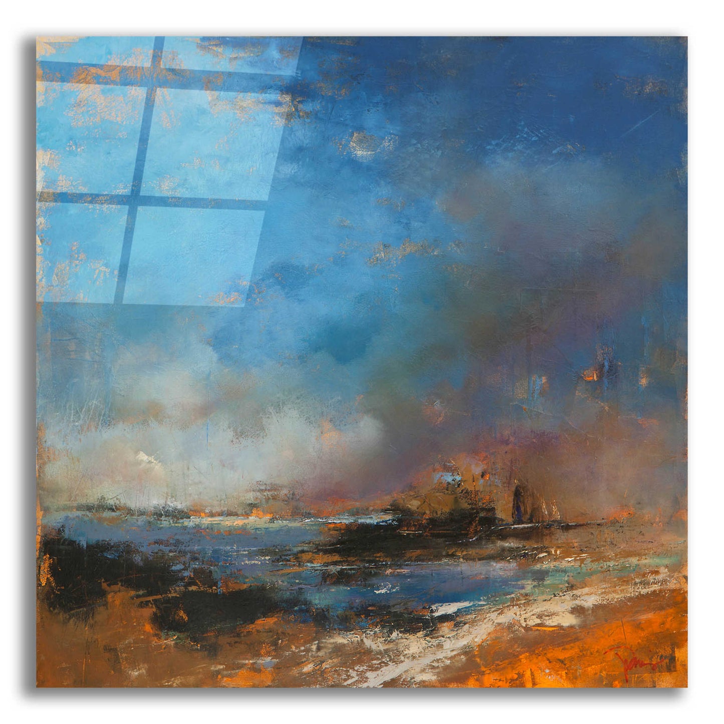 Epic Art 'Reclaimed Land' by Patrick Dennis, Acrylic Glass Wall Art,12x12