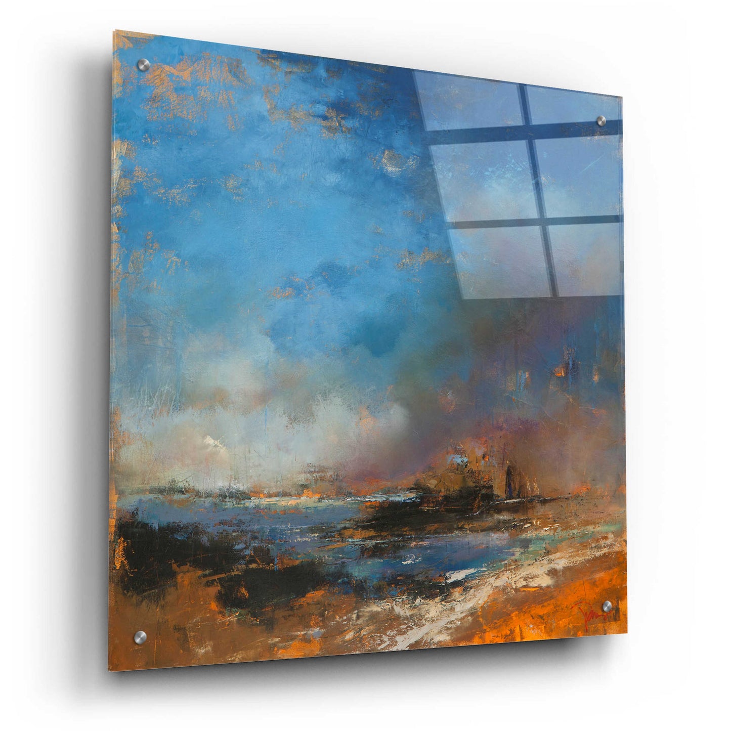 Epic Art 'Reclaimed Land' by Patrick Dennis, Acrylic Glass Wall Art,24x24