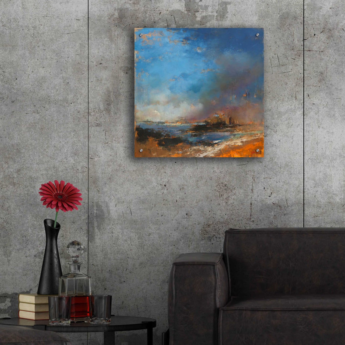 Epic Art 'Reclaimed Land' by Patrick Dennis, Acrylic Glass Wall Art,24x24