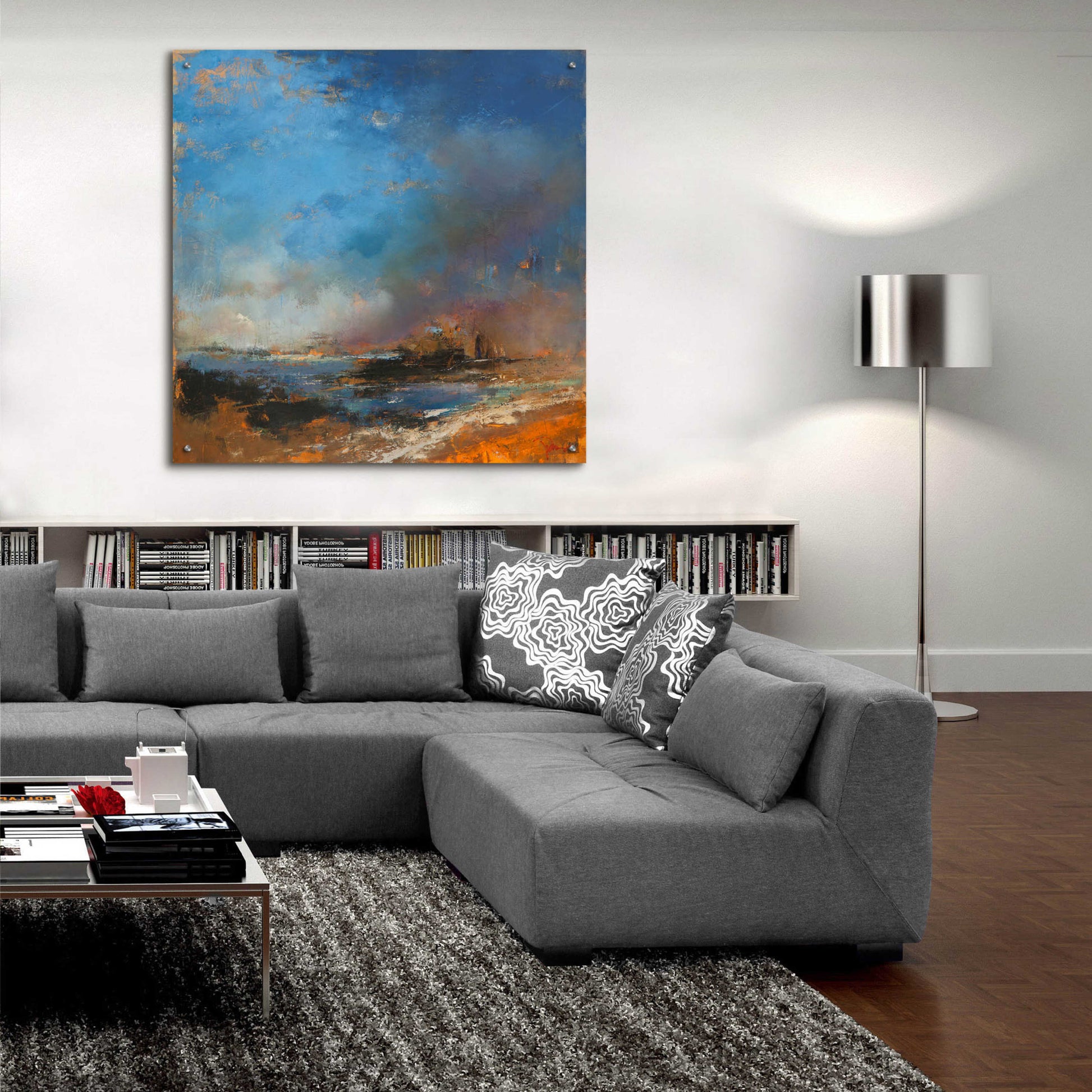 Epic Art 'Reclaimed Land' by Patrick Dennis, Acrylic Glass Wall Art,36x36