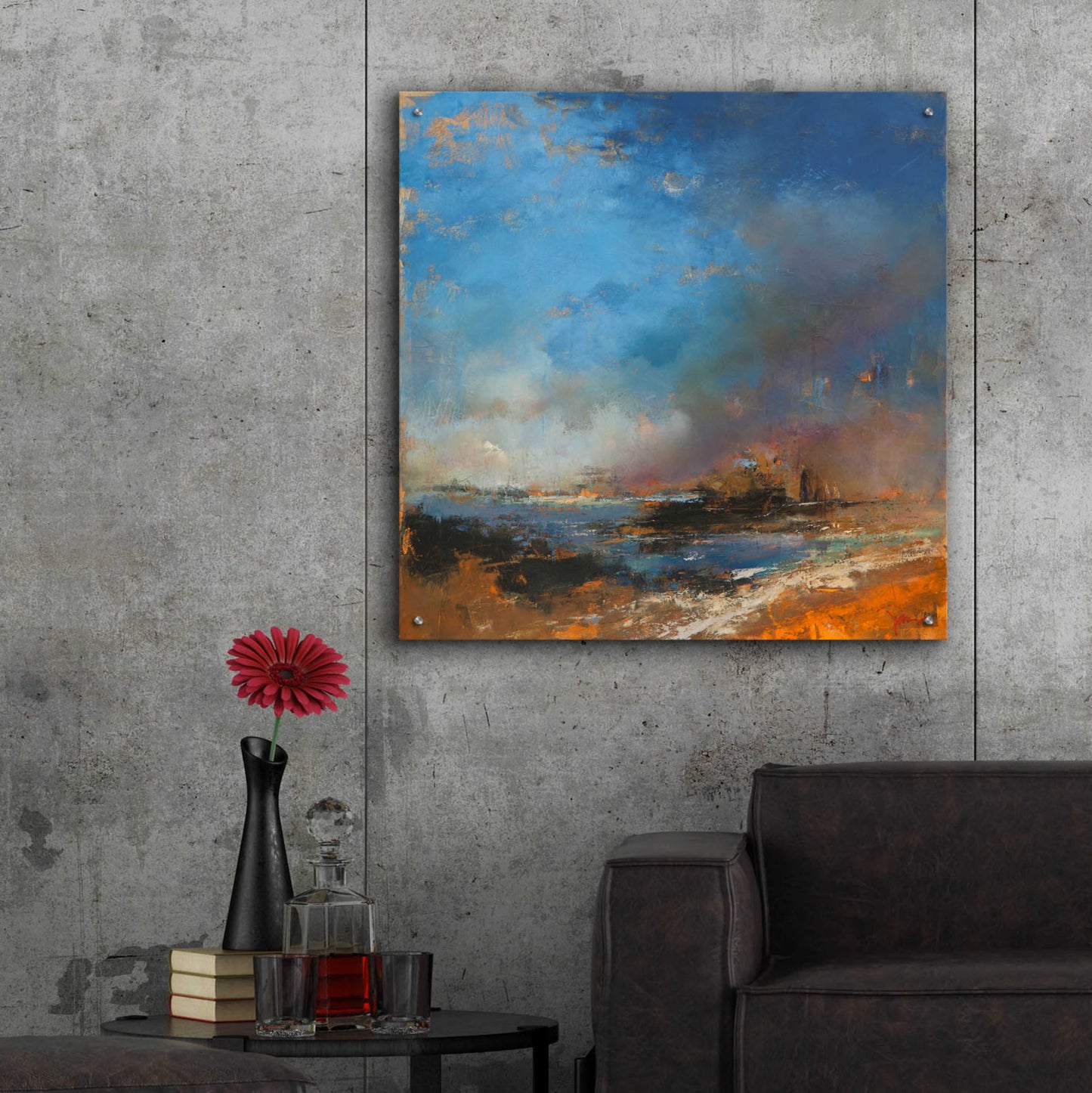 Epic Art 'Reclaimed Land' by Patrick Dennis, Acrylic Glass Wall Art,36x36