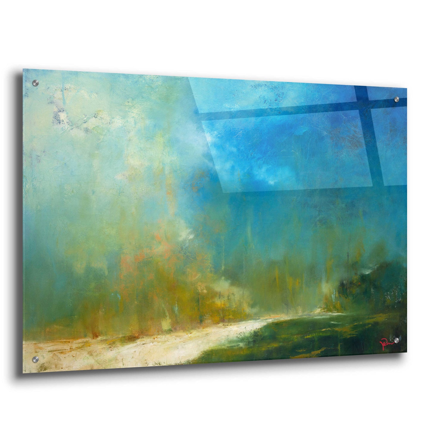 Epic Art 'The Path' by Patrick Dennis, Acrylic Glass Wall Art,36x24