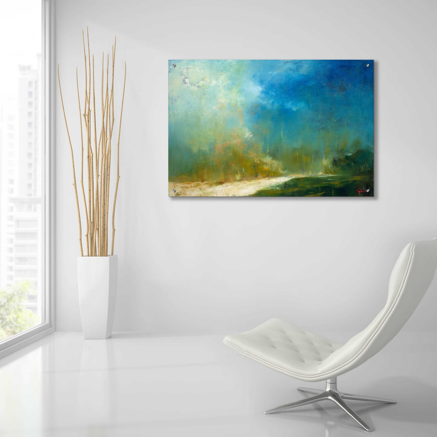 Epic Art 'The Path' by Patrick Dennis, Acrylic Glass Wall Art,36x24