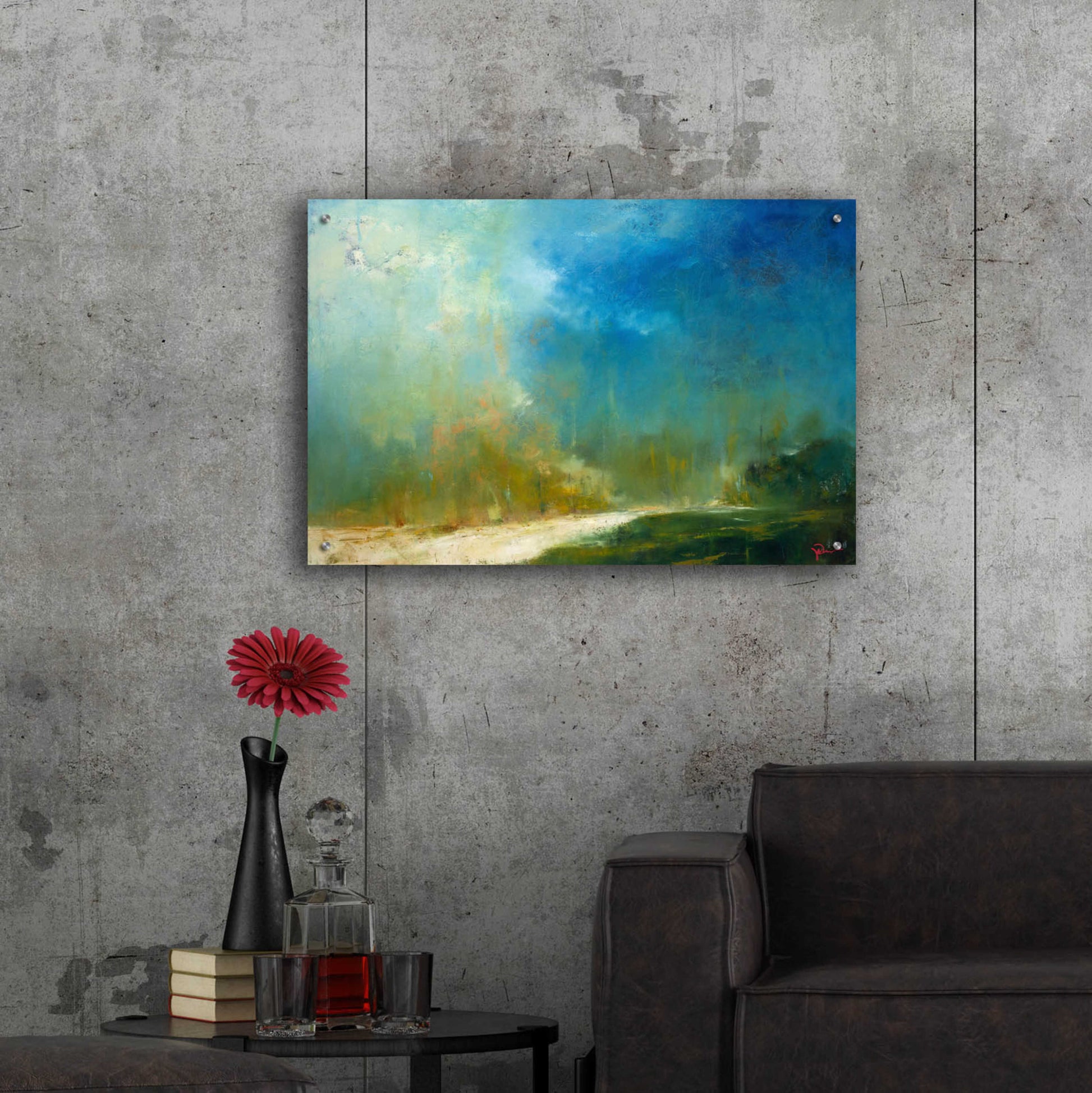 Epic Art 'The Path' by Patrick Dennis, Acrylic Glass Wall Art,36x24